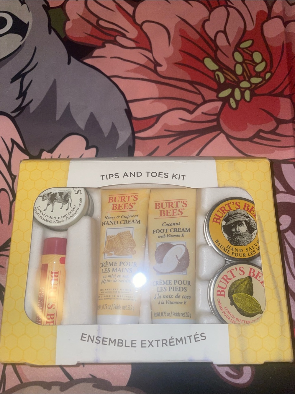 6 piece Burt’s bees tips & toes kit